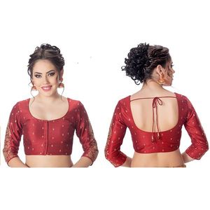 Indo Western: Long Sleeve Blouse with Sequins - ASA039