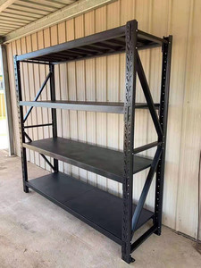 Products: Racking Shelving 1.5L x 2H x 0.6D, Matt Black RacknCo