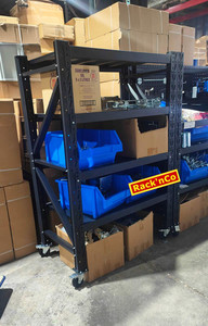 Products: Racking Shelving 1.5m High x 2m/1.5m /1.08m Long, Caster Wheel Attachable RacknCo