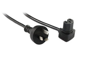 Products: 3 pin to C15 bottom entry, Black