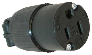 Products: USA NEMA 5-15R 15A socket - Black