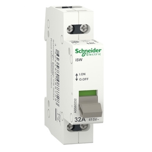 Products: Isolator Switch 32A 2 pole, Schneider A9S60232 ACTi9