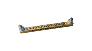 Products: Brass busbar 14way 63A 2 stud - Numbered