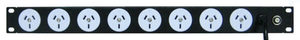 Products: Power Strip 8 Outlets 3pin 19in 1RU Horizontal Rack Mounted
