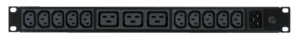 Products: Power Strip 10+3 Outlets IEC C13+C19 19in 1RU Horizontal Rack Mounted