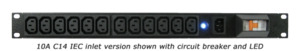 Products: Power Strip 12 Outlets IEC C13 19in 1RU Horizontal Rack Mounted