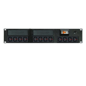 Products: Power Strip 12 Outlets IEC-Lock C13 19in 2RU Horizontal Rack Mounted