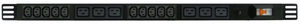 Power Strip 10+6 Outlets IEC C13+C19 0.7m Vertical Rack Mounted