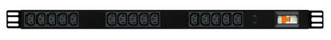 Power Strip 15 Outlets IEC C13 0.7m Vertical Rack Mounted