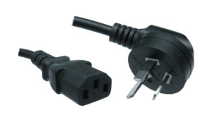 Products: 3 pin Side Entry to C13, Black