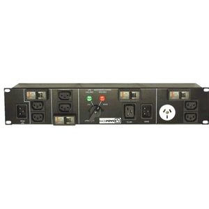 UPS Bypass Switch, 0-3 kVa, 16A Single Phase, 19" 2U Mounting, Dual Feed 2 x IEC&hellip;