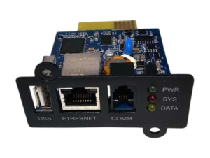 Products: UPS SNMP network monitoring card & software