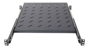 Products: Sliding Fixed Rack Shelf Vertical Mount - Black