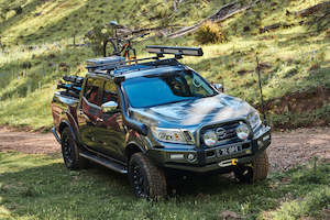 Roof Rack: FORD RANGER BT50 LOCKNLOAD TRIMHD CROSSBAR SET