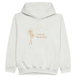 Small feet, Big adventures - Classic Kids Pullover Hoodie