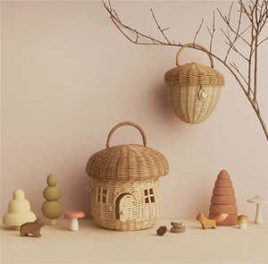Forage for Fun with Our Handwoven Rattan Baskets!