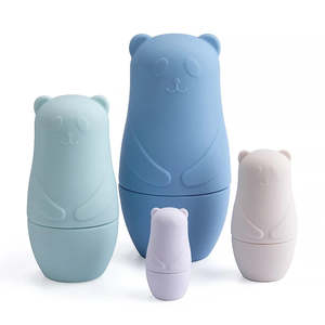 Stack & Learn: Soft Silicone Nesting Dolls✨