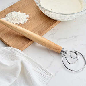 Bus Kitchen: Danish Dough Whisk - The Conqueror of Clumpy Dough