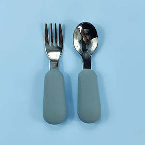For Baby: Babies Cutlery Set: Chunky Grip handles