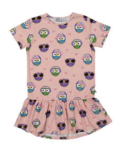 Dress: KR2146 OWL LOVE FRILL DRESS
