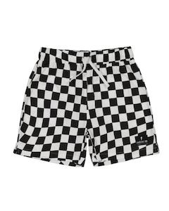 Radicool Dude Spring 2: RD1824 TWISTED CHECKERBOARD DRILL SHORTS