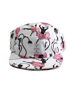 Summer Hats: RLL0103 FLORAL 5 PANEL CAP