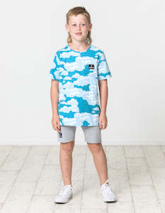 Radicool Dude Ss21 Spring: RD1628 CLOUD CAMO TEE