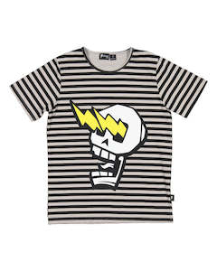 Radicool Dude Spring 3: RD2221 SKULL STRIPE TEE