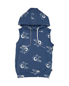 RD1638 RAD SURFER SLEEVELESS HOOD