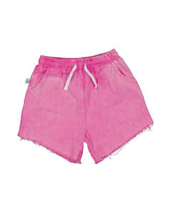 Size 1: KR2102 RASPBERRY SORBET DENIM SHORT