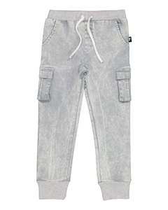 RD1940 CARGO PANT IN ACID WASH GREY DENIM