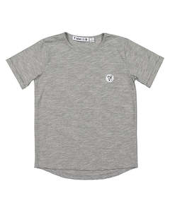 Tee: RT1500 RAD TRIBE TEE IN CHARCOAL MARL