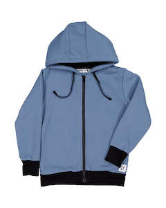 RT1600 TRIBE ZIP HOOD IN SLATE BLUE