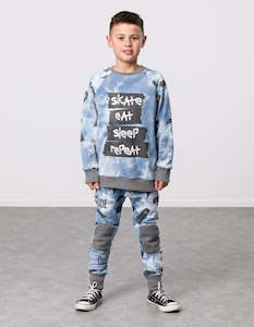 Radicool Dude Aw22 Autumn Drop 1: RD1711 SKATER LIFE RAGLAN CREW