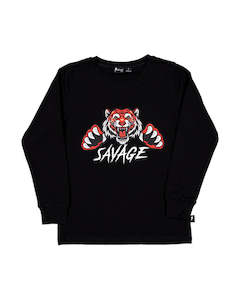 Size 2: RD2338 SAVAGE TIGER LS TEE