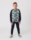 Rd2124 Dinos Raglan Crew