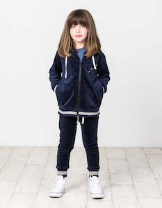 KR1442 VELOUR SNUGGLE HOOD IN MIDNIGHT