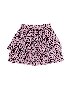 KR2318 LEOPARD RARA SKIRT
