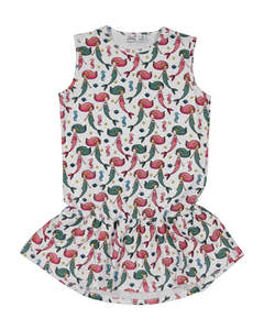 KR1703 MERMAIDS FRILL DRESS