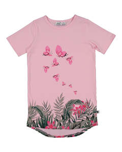 Kissed By Radicool 2: KR1745 BUTTERFLY SKATER TEE DRESS