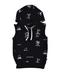 RD1215 SEASIDE SLEEVELESS HOOD