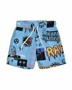Radicool Dude Spring 2019: RD1209 GRAFFITI SHORT