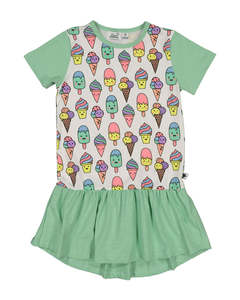 KR1343 MINT CHOC CHIP DRESS