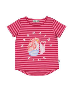 KR1315 CANDY STRIPE MERMAID TEE