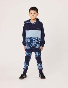 RD2513 BLUE CAMO POCKET HOOD