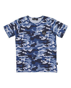 RD2510 BLUE CAMO TEE