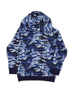RD2508 BLUE CAMO HOOD