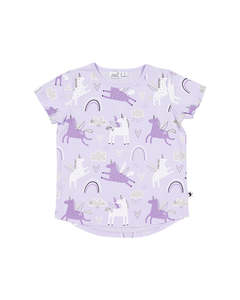 Size 10: KR2501 MAGICAL UNICORNS TEE