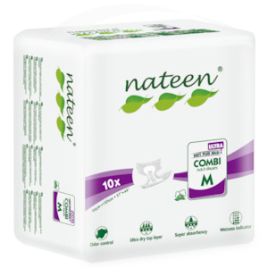 Nateen: Nateen Combi Ultra 5100 ml Medium unisex briefs (adult diapers)