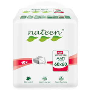 Nateen: Nateen Mati Plus 500 ml unisex disposable bed protectors 60x60 cm